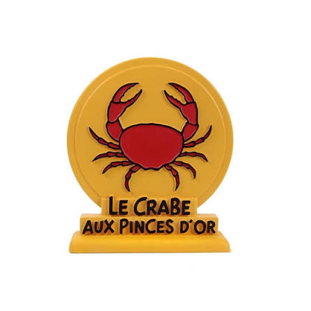 STÈLE / LE CRABE AUX PINCES D'OR