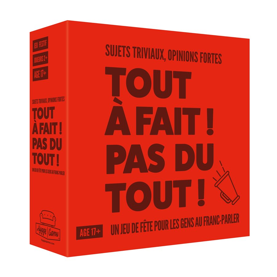Jeu de Société Festif / TOUT À FAIT ! PAS DU TOUT !